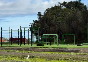 Melisa Rodríguez pide mejorar la iluminación del parque de calistenia del Aeropuerto Viejo