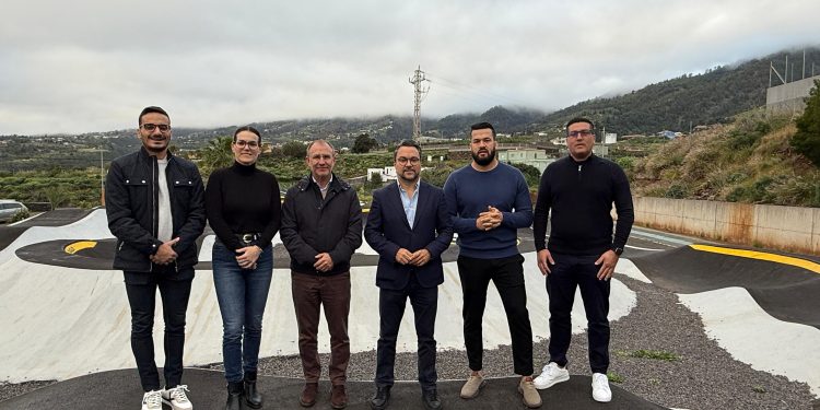Mirca estrena pista de pump track y área recreativa con una inversión insular de 164.000 euros en Santa Cruz de La Palma