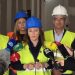 Nieves Lady Barreto y Sergio Rodríguez comprueban el avance de las 53 viviendas en Los Llanos para familias afectadas por el volcán