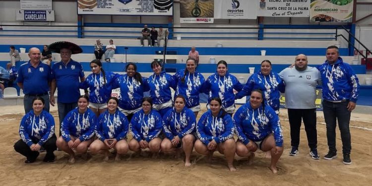 La Palma manda en la lucha femenina: El Tenercina y el Candelaria colideran sus grupos tras una jornada perfecta.