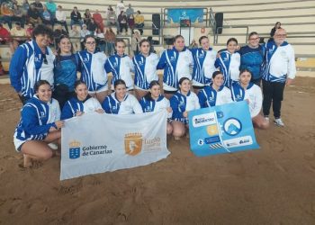 La selección palmera de lucha canaria vence a Tenerife en la apertura del Torneo Teya Ramos en Breña Alta