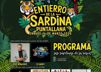 Ritmo de selva en Puntallana: guía completa del Entierro de la Sardina 2026 con Pepe Benavente y grandes orquestas