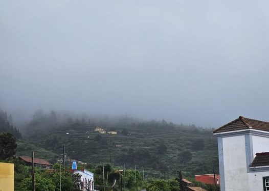 Therese se despide de La Palma con las presas al 73% y récords de 119 mm en el norte