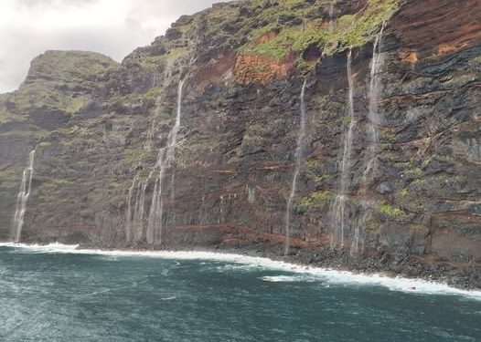 La LLuvia se deja sentir en toda La Palma, más de 100 litros en Garafía