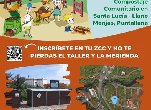 Puntallana impulsa la sostenibilidad con un nuevo taller de compostaje comunitario en Santa Lucía