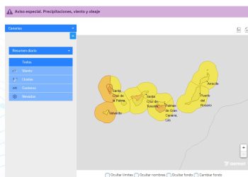 La Palma bajo el pulso de la borrasca Therese: Garafía registra 66 litros y se activa la alerta por nieve y desprendimientos