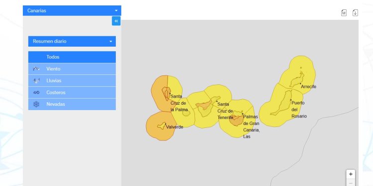 La Palma bajo el pulso de la borrasca Therese: Garafía registra 66 litros y se activa la alerta por nieve y desprendimientos