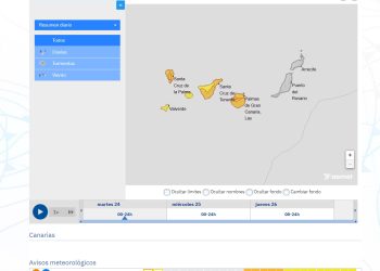 Aviso naranja en La Palma: el Cabildo activa medidas de emergencia ante la previsión de lluvias torrenciales