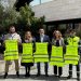 El Cabildo y el Estado refuerzan la seguridad de los mayores en las carreteras de la palma con chalecos y formación