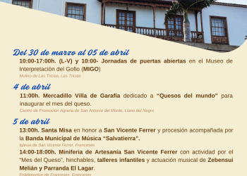 La Villa de Garafía celebra su Día del Municipio con una semana de cultura, artesanía y tradición garafiana