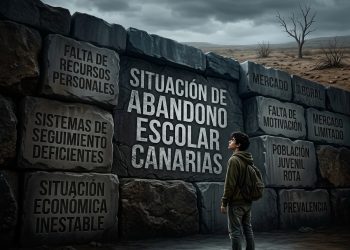 Coyuntura entre abandono escolar y la situación económica actual en canarias.