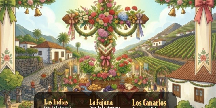 Fuencaliente vive su Día de la Cruz este domingo con almuerzo popular, bendiciones y actividades en Las Indias