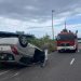 Los bomberos intervienen en Sauces por la caída de una persona desde cuatro metros y en Santa Cruz de La Palma por un vuelco