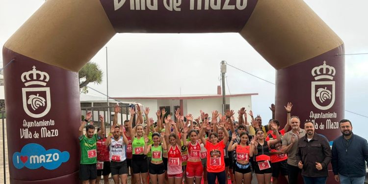 Villa de Mazo celebra el éxito del IV Cross Montes de Luna con más de cien participantes