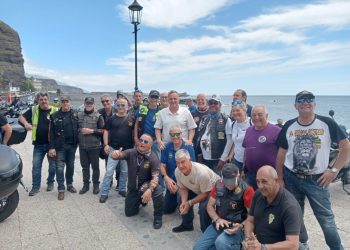 Tazacorte recibe a 165 motoristas de toda Canarias en un encuentro que impulsa el turismo y la economía local