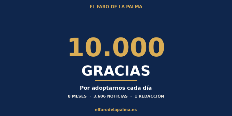 El Faro de La Palma cumple ocho meses y alcanza los 10.000 seguidores en Facebook