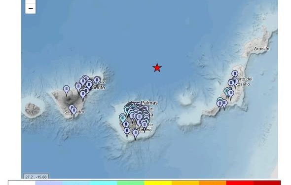 Un terremoto de 4,8 al norte de Gran Canaria, el mayor en cinco años, se deja sentir en tres islas