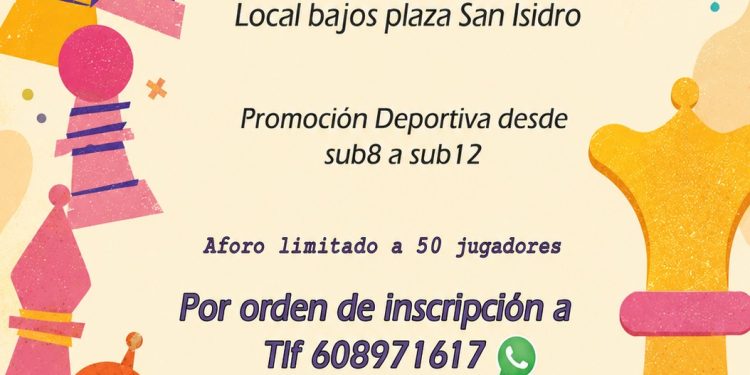 Más de 20 años llevando el ajedrez a los barrios: el Torneo Escolar San Isidro reúne este jueves a muchos escolares en Breña Alta