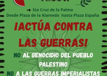 Canarias por Palestina convoca este sábado una manifestación en Santa Cruz de La Palma: salida desde la Alameda a las 11:00