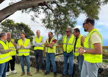 El nuevo paseo peatonal de Breña Alta entre El Llanito y Las Ledas avanza ya con más del 70 % de ejecución