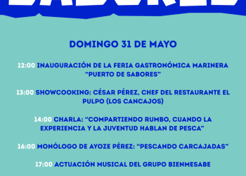 Tazacorte estrena este domingo «Puerto de Sabores»: pescado del día, showcooking de César Pérez y el monólogo de Ayoze Pérez en el Paseo Marítimo
