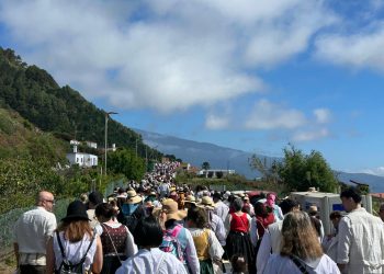 La XX Romería de las Escuelas Unitarias reúne en Mazo a cerca de 800 niños, familias y docentes en torno al Siote Palmero y la Reserva de la Biosfera