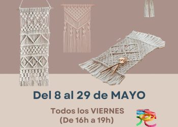 Mazo abre un curso gratuito de iniciación al macramé con la artesana Maira Riverol: viernes de mayo en el Mercadillo Municipal