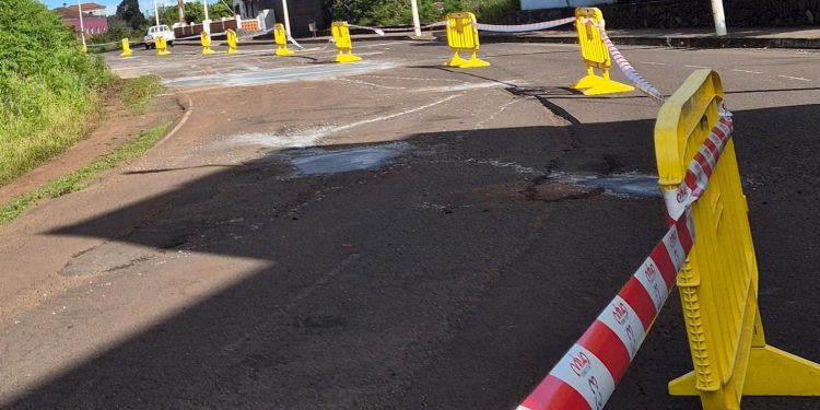 El PSOE de Barlovento exige una rehabilitación integral de la LP-107 y la LP-106 y denuncia el «estado lamentable» del acceso a La Fajana