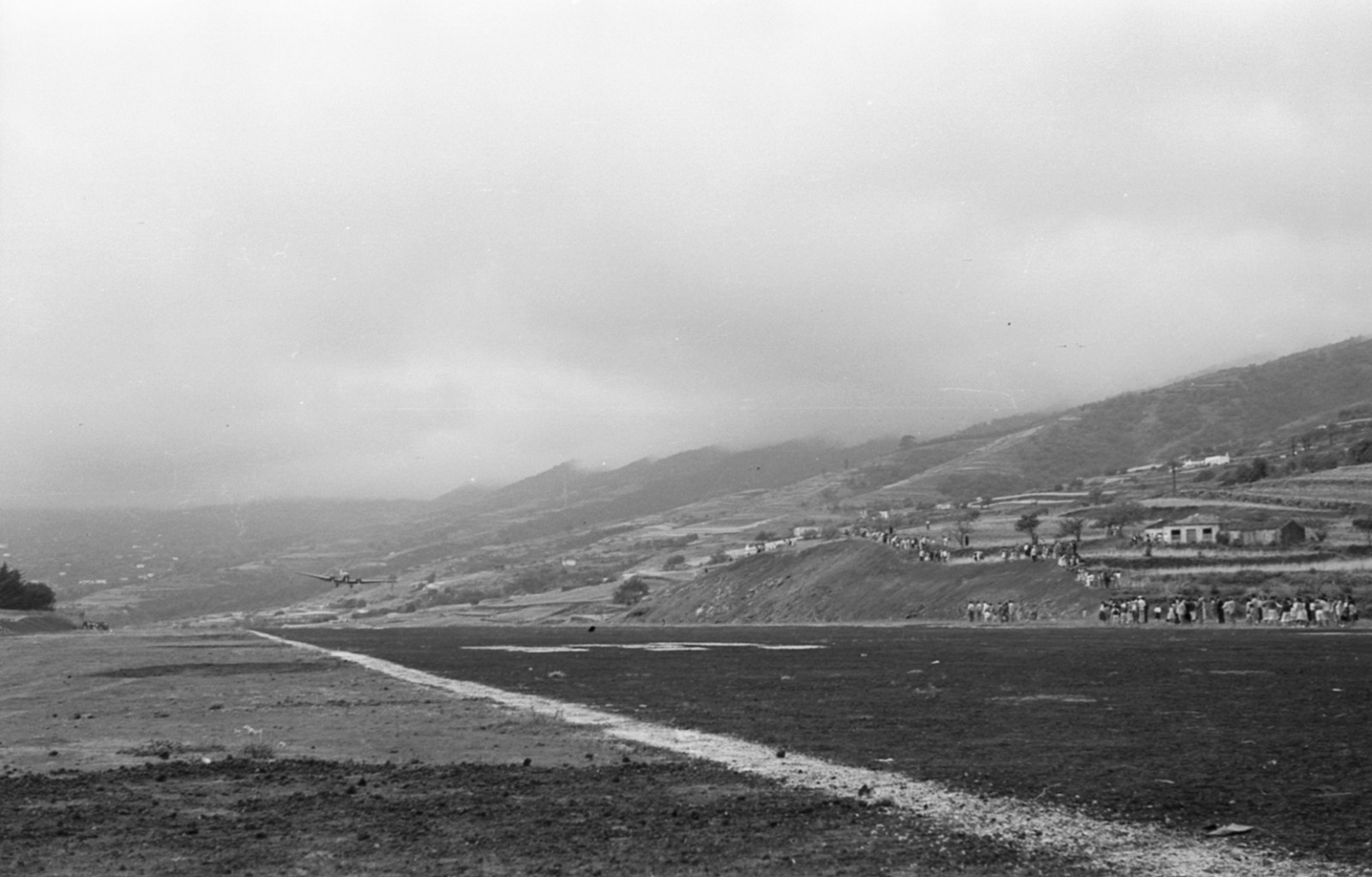 Paisaje de Buenavista con el público disperso