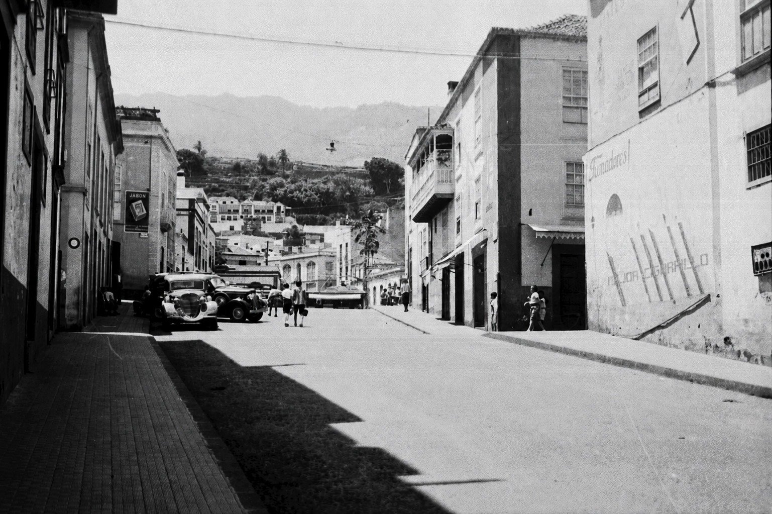 El empedrado tradicional de la avenida
