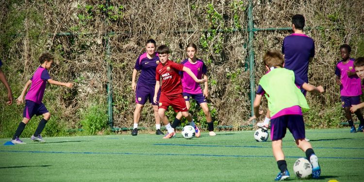 De La Palma a la Ciudad Esportiva: Romen Acosta y Lucas Martínez completan su semana de entrenamientos en la Barça Escola