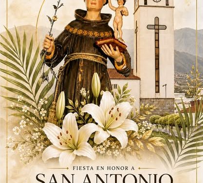 Breña Baja celebra a San Antonio de Padua del 12 al 21 de junio: misa solemne el día 13 y conciertos de Ilusión Gomera y Aseres el domingo