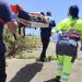 Rescatan a un senderista con una posible fractura de cadera tras caer en el Camino Real de la Costa, en Puntallana