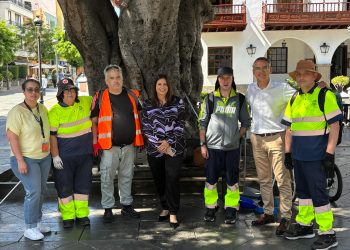 Los Llanos abre el camino al empleo a cuatro vecinos con discapacidad: el Ayuntamiento estrena un programa de prácticas con usuarios del CRPS Pedregales, financiado con 10.000 € del Cabildo