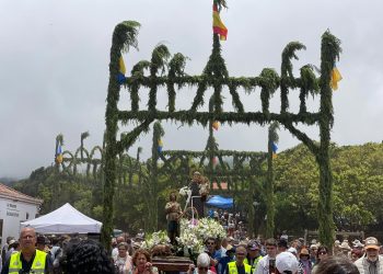 Subasta de quesos, arrastre de ganado y verbena hasta las cinco: Garafía entra en los días grandes de San Antonio del Monte