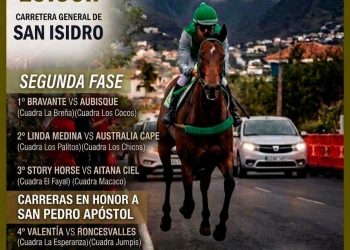 Seis duelos a caballo cierran el Villa Turf en Breña Alta: la hípica de San Pedro vuelve a la carretera de San Isidro
