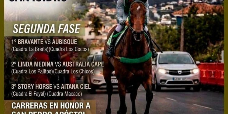 Seis duelos a caballo cierran el Villa Turf en Breña Alta: la hípica de San Pedro vuelve a la carretera de San Isidro