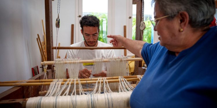 Taller de artesanía tradicional en La Palma