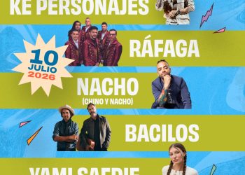 ResisTIME sopla cinco velas en El Paso con su cartel más latino: Ke Personajes, Ráfaga, Nacho, Bacilos y Yami Safdie, el 10 de julio