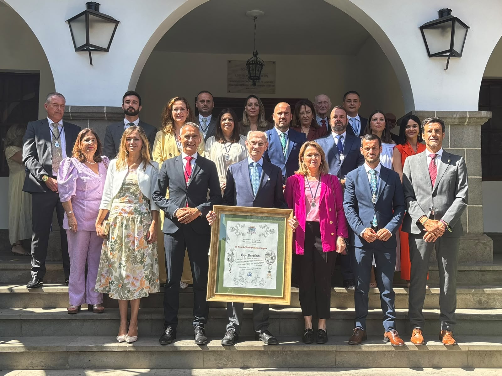 Ricardo González Cámpora recibe el título de hijo predilecto de Los Llanos de Aridane