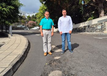 Idafe Hernández y Luis Cabrera, alcalde y concejal de Obras de Villa de Mazo