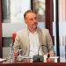 El consejero Alberto Paz durante el Pleno del Cabildo de La Palma