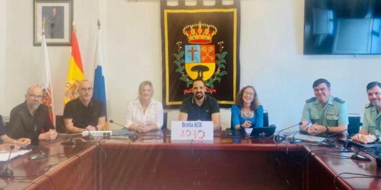El alcalde de Breña Alta, Jonathan Felipe