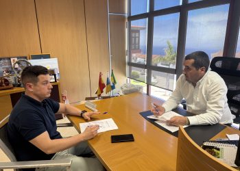 Reunión del equipo de gobierno del Ayuntamiento de Breña Baja