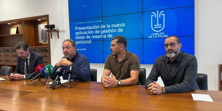 Presentación de la nueva aplicación de listas de reserva de personal del Cabildo de La Palma