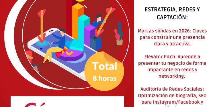 Cartel del taller de marketing digital e IA de la Cámara de Comercio