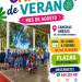 Cartel del Campus de Verano de Salud Mental La Palma en las canchas anexas del IES Eusebio Barreto