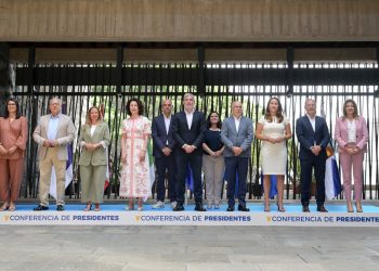Sergio Rodríguez en la Conferencia de Presidentes sobre el nuevo FDCAN