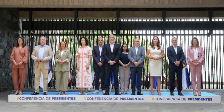 Sergio Rodríguez en la Conferencia de Presidentes sobre el nuevo FDCAN