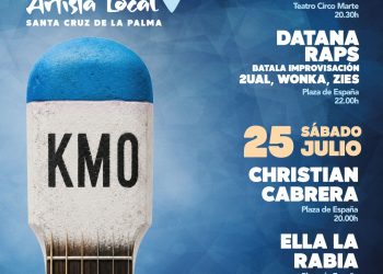 Cartel del Festival KM0 Artista Local, Santa Cruz de La Palma